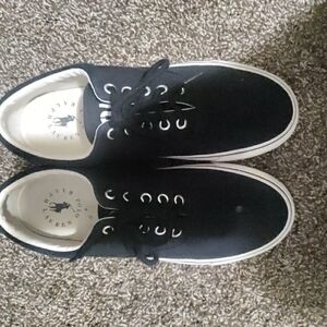 Ralph Lauren Black Sneakers Casual Style